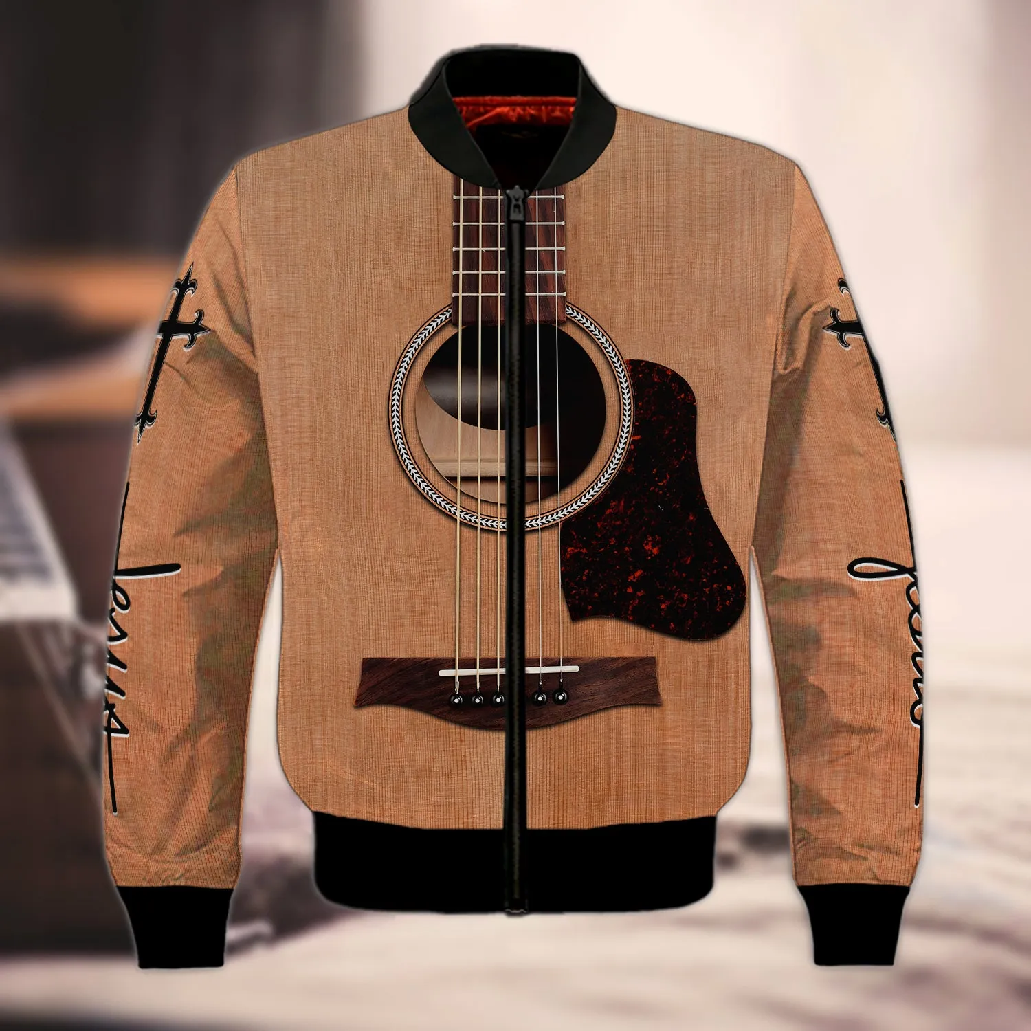 In Jesus Name I Play - Guitar - 3D Full Print