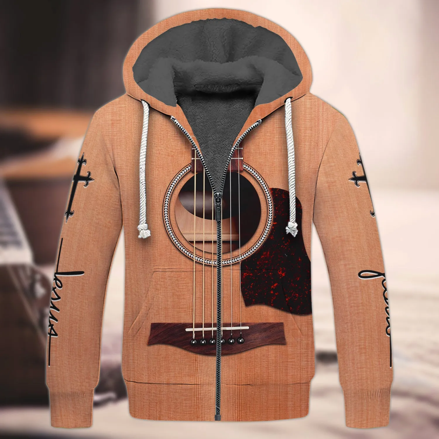 In Jesus Name I Play - Guitar - 3D Full Print