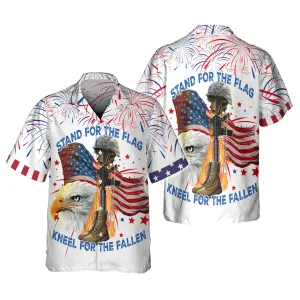 Independence Day Is Coming - Stand For The Flag Kneel For The Fallen Full Print