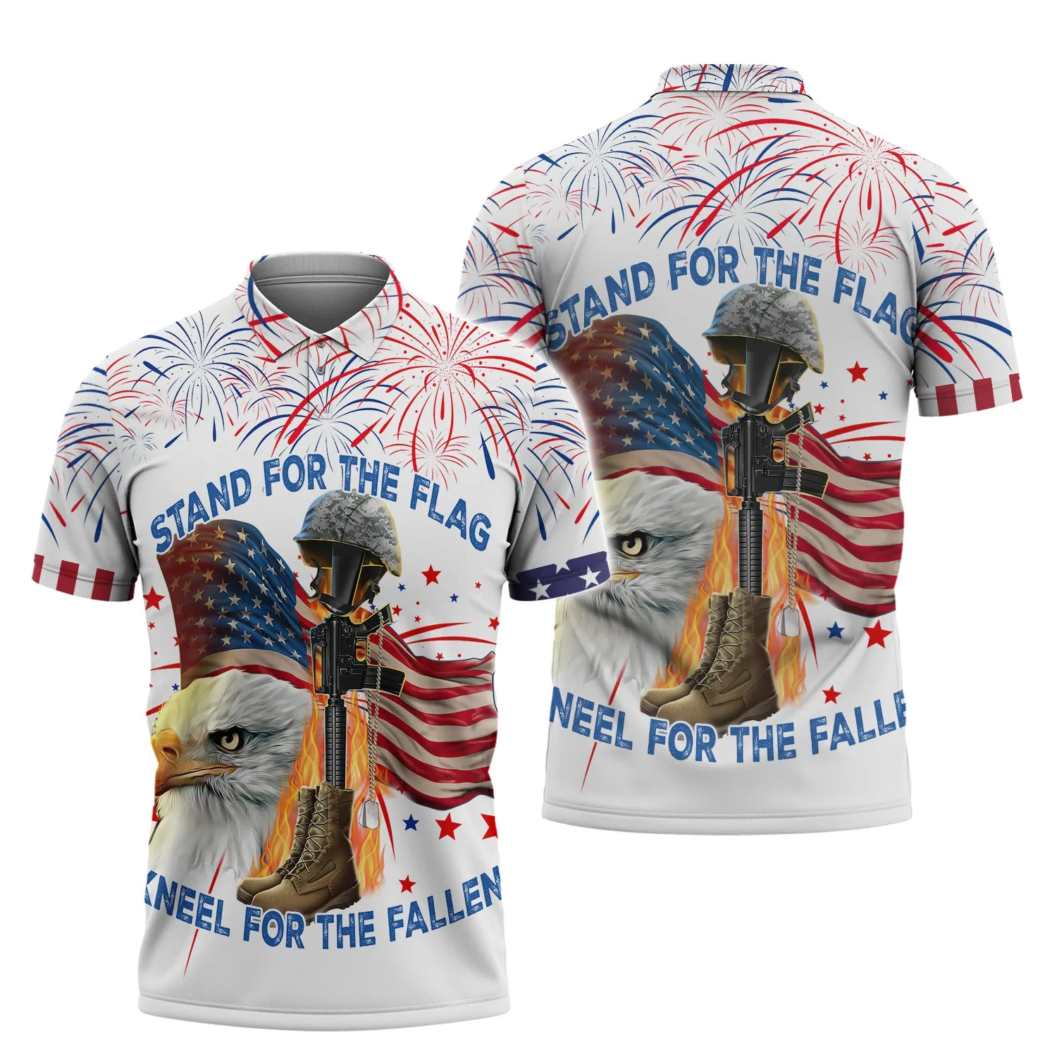 Independence Day Is Coming - Stand For The Flag Kneel For The Fallen Full Print