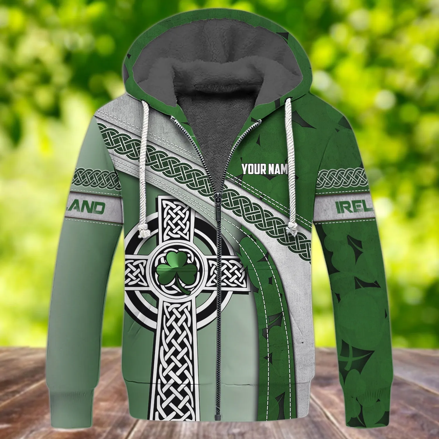 Ireland Patrick's Day Personalized Name 3D Tshirt For Men and Women