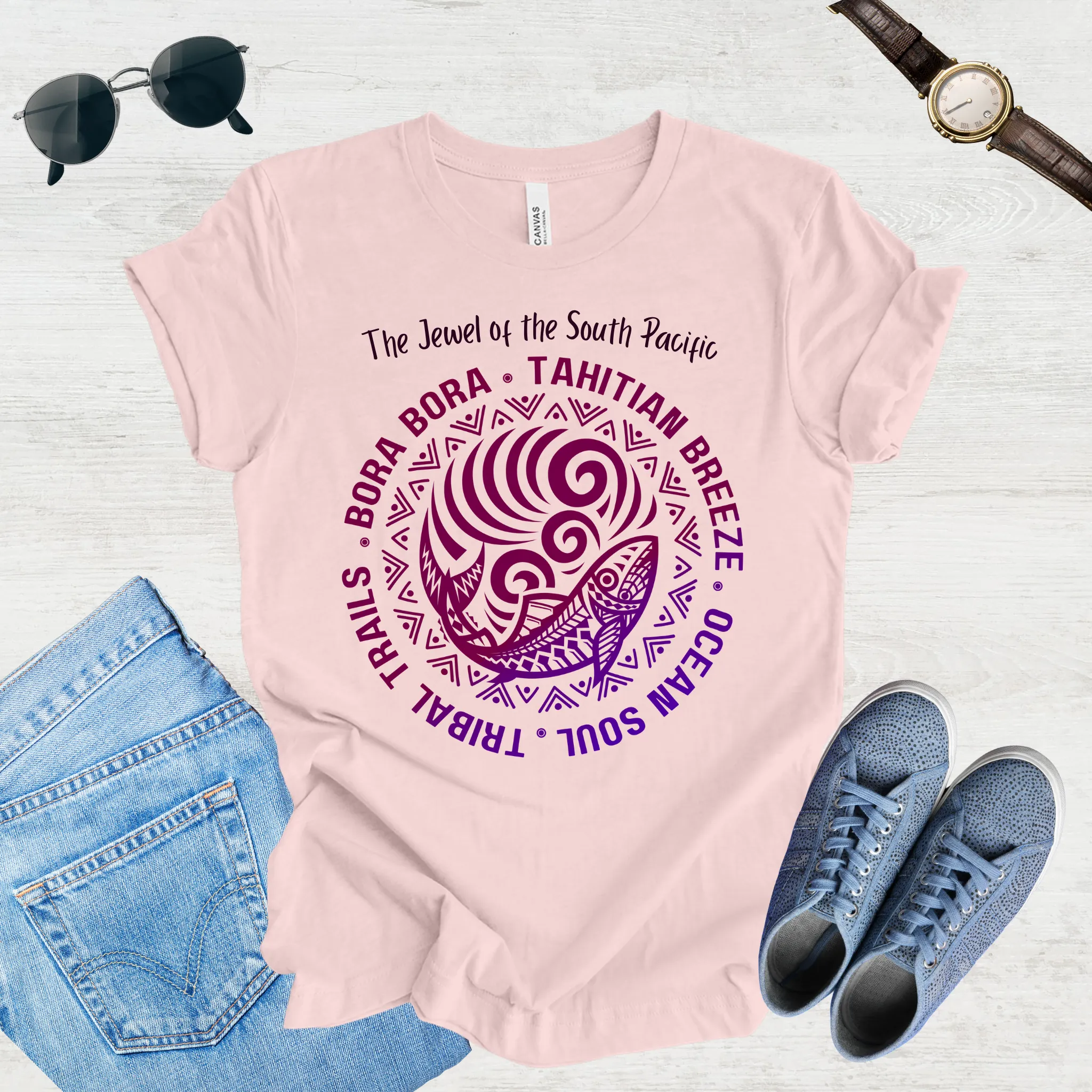 Island Spirit – Polynesian Tribal Tee