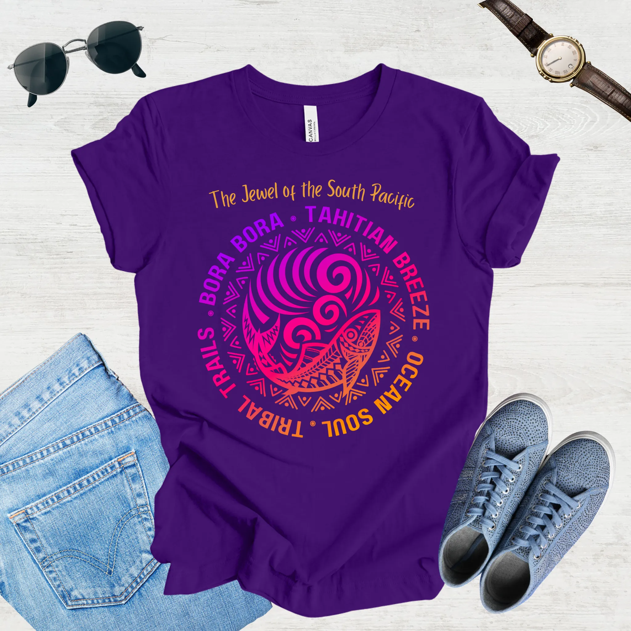 Island Spirit – Polynesian Tribal Tee