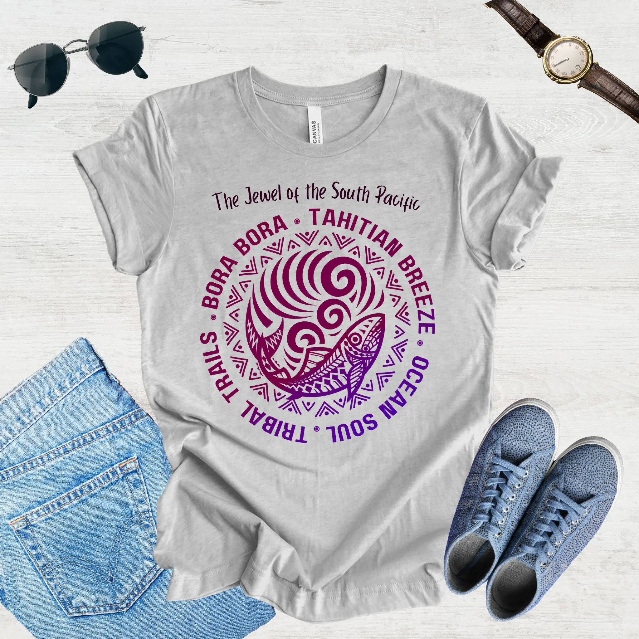 Island Spirit – Polynesian Tribal Tee