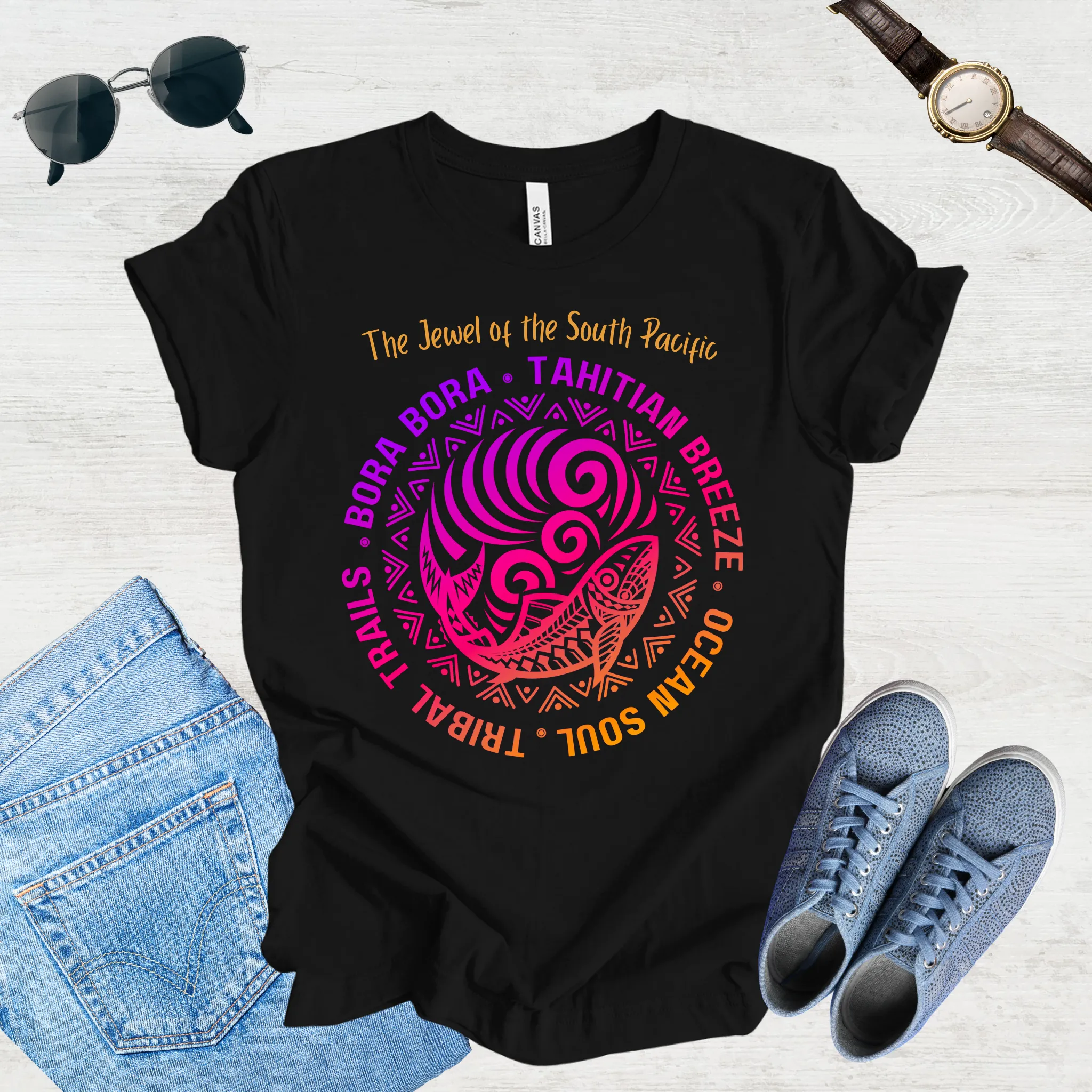 Island Spirit – Polynesian Tribal Tee