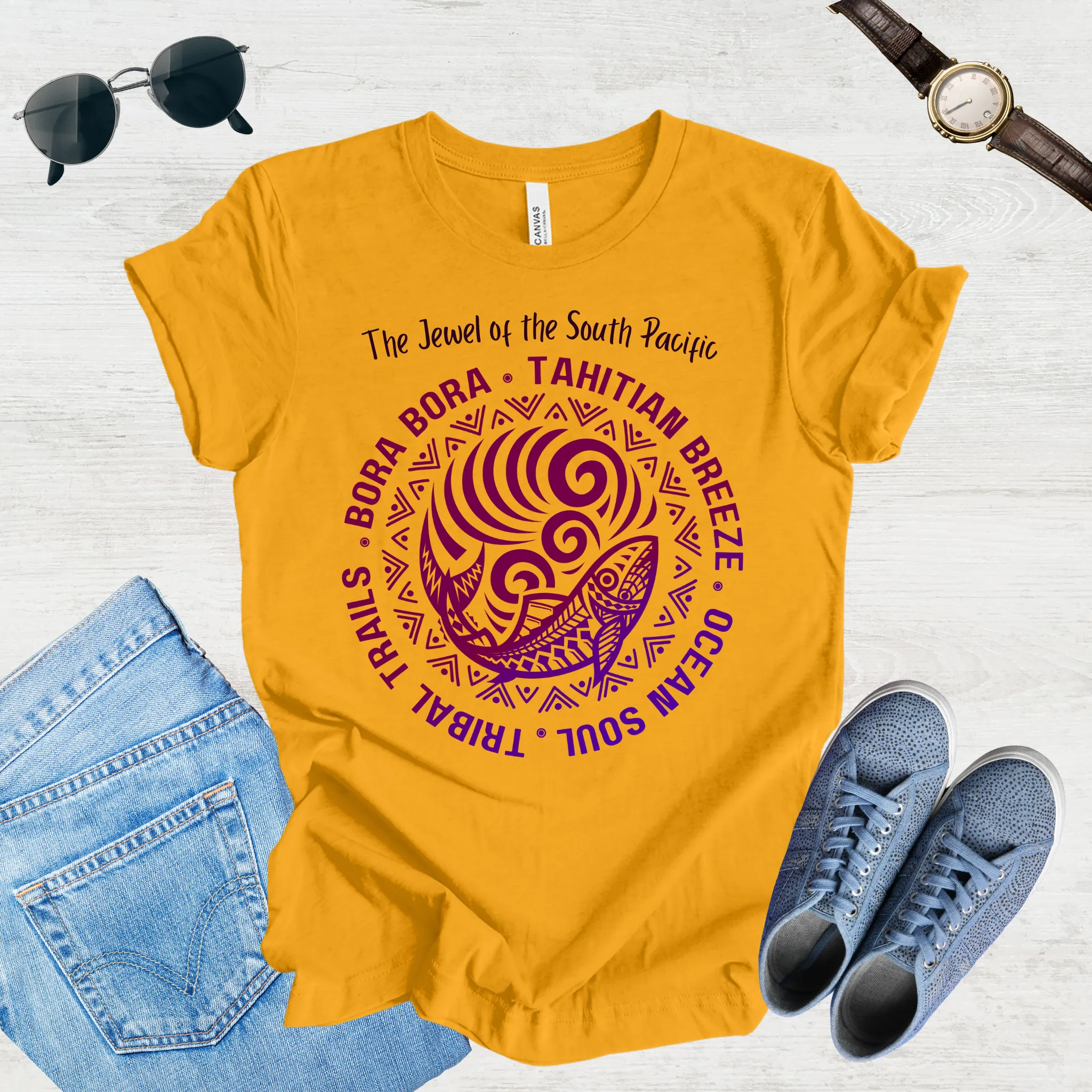 Island Spirit – Polynesian Tribal Tee