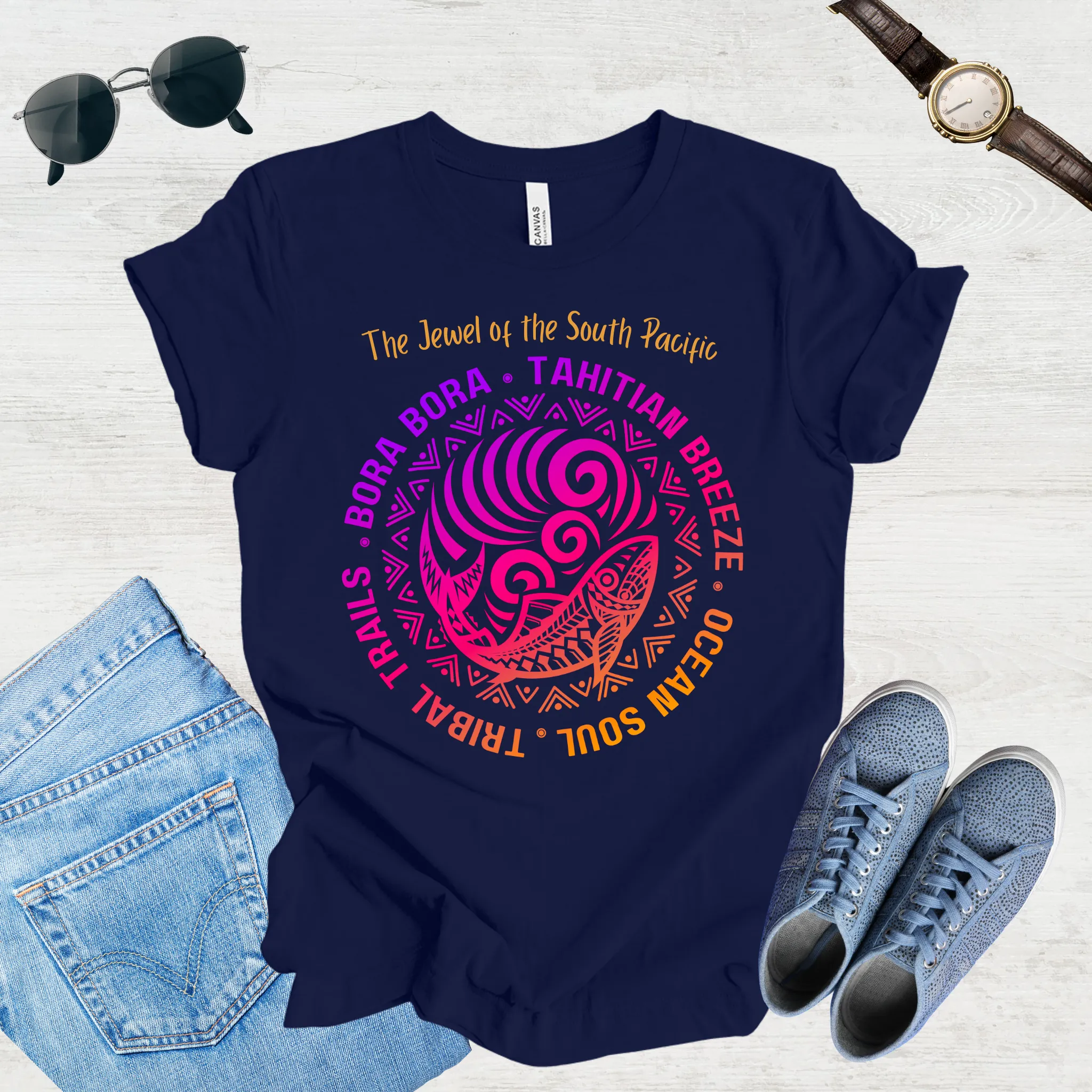 Island Spirit – Polynesian Tribal Tee