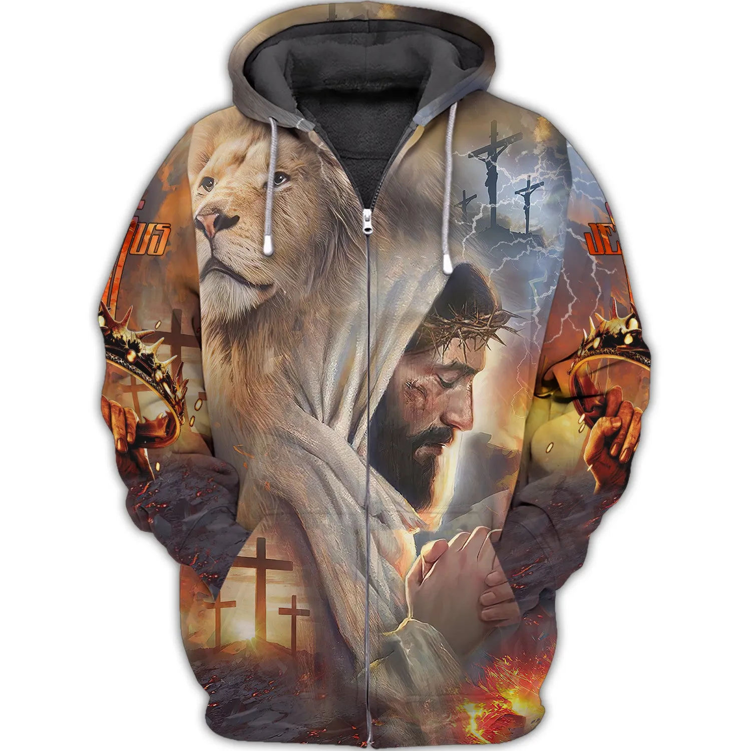 Jesus Faith Over Fear Personalized Name 3D Shirts For Christian Hoodie Tshirt