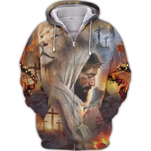 Jesus Faith Over Fear Personalized Name 3D Shirts For Christian Hoodie Tshirt