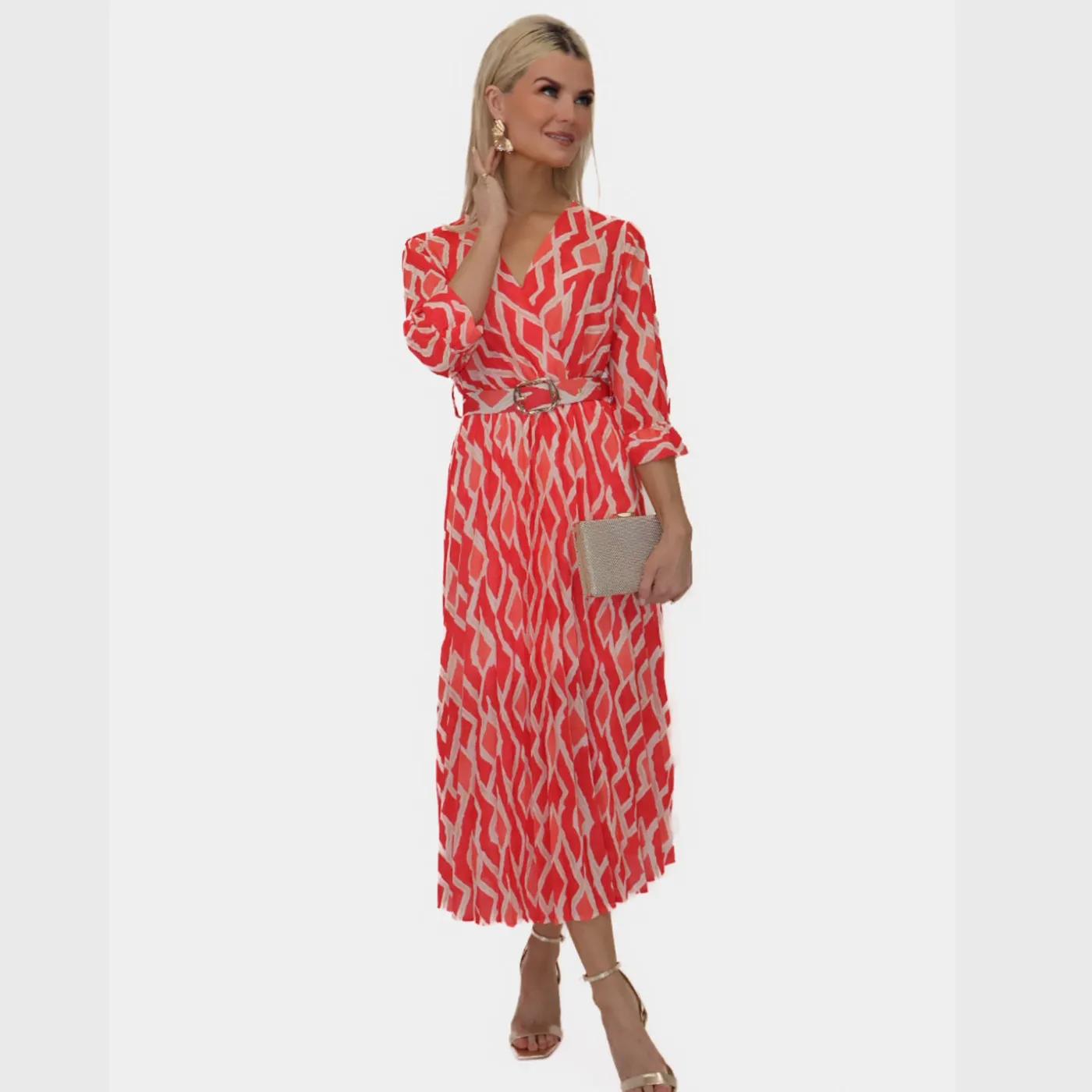 Kate & Pippa Dress with Pleated Skirt