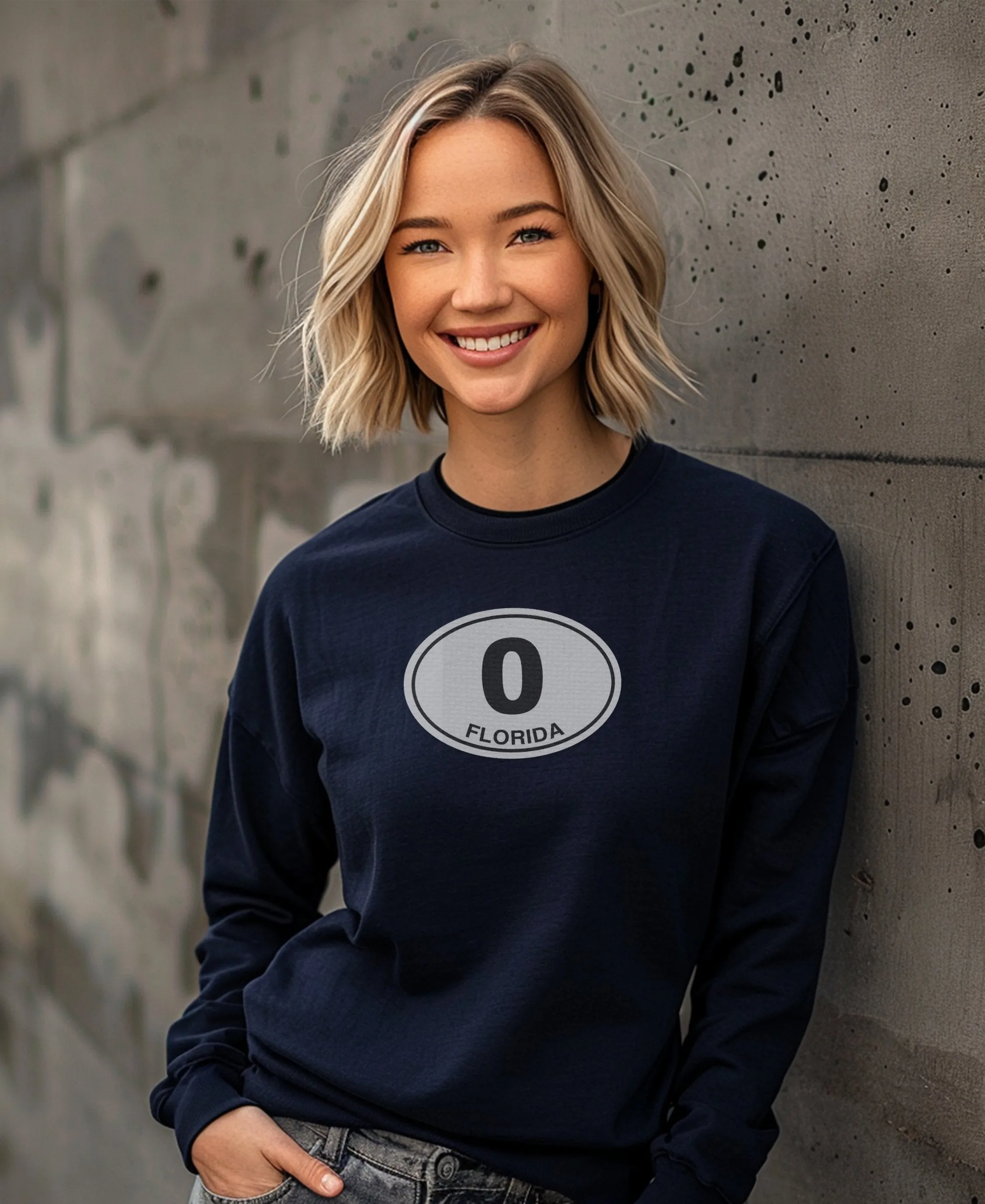 Key West Mile 0 Florida Graphic Womens Long Sleeve T-Shirts