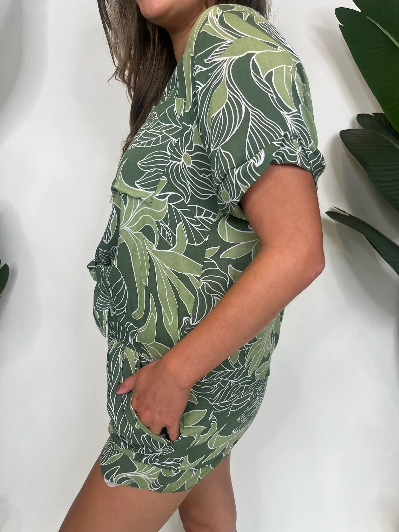 Khush Zariah Shirt Tropical Green