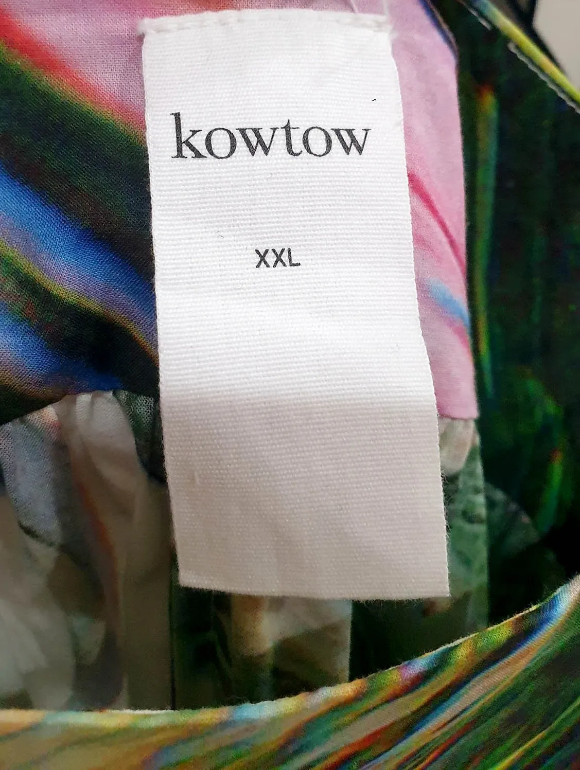 Kowtow flower print dress size XXL