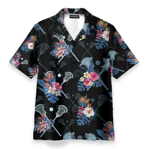 Lacrosse Tropical Men's Button's Up Shirts - Hawaiian Shirt