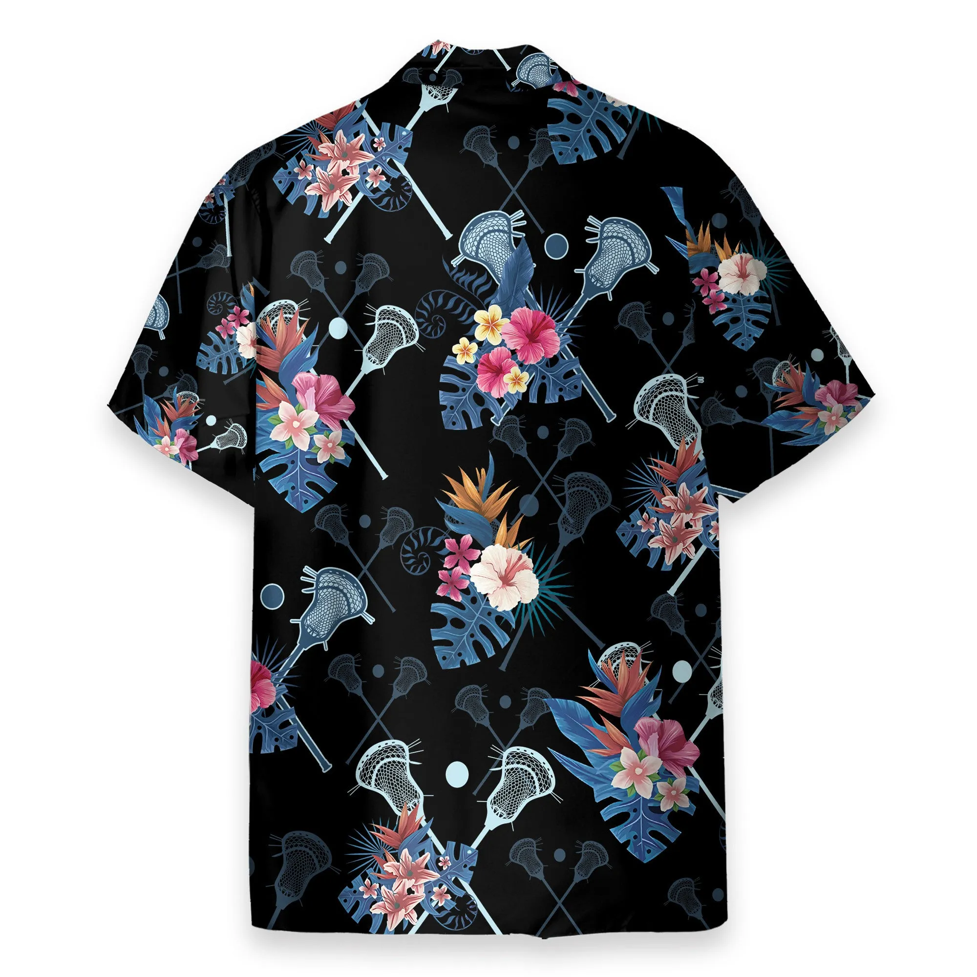 Lacrosse Tropical Men's Button's Up Shirts - Hawaiian Shirt