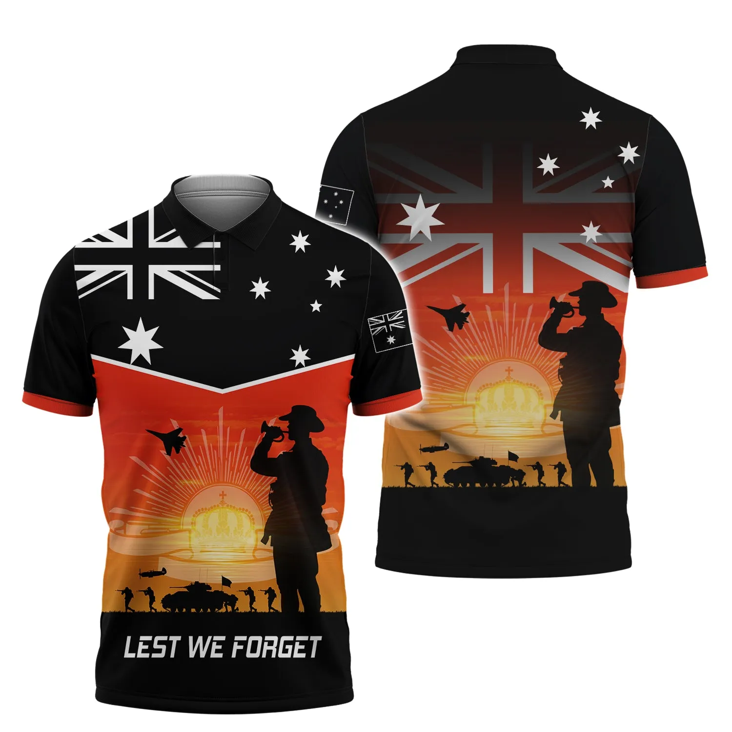 Lest We Forget Polo Tshirt 177
