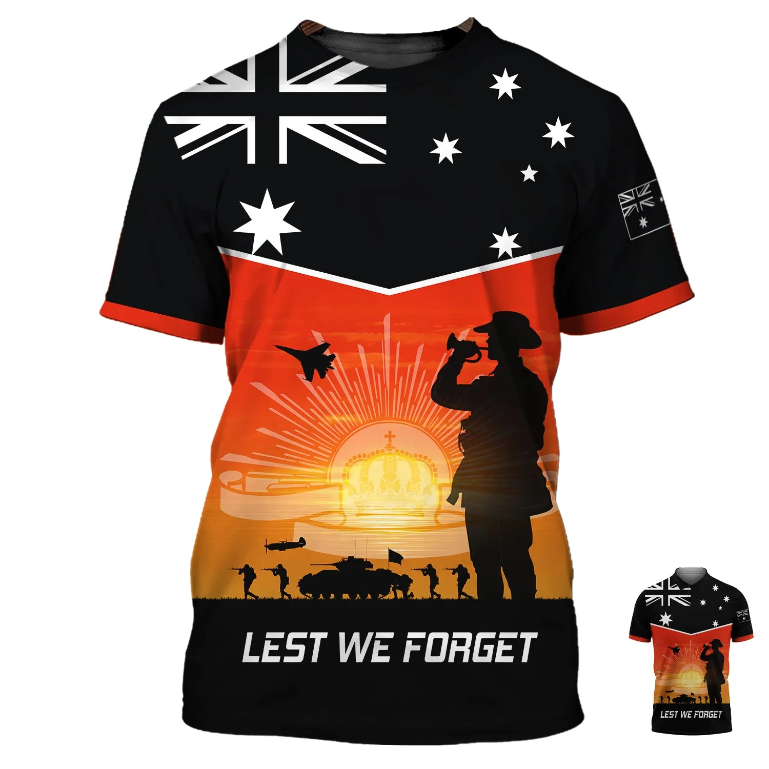 Lest We Forget Polo Tshirt 177
