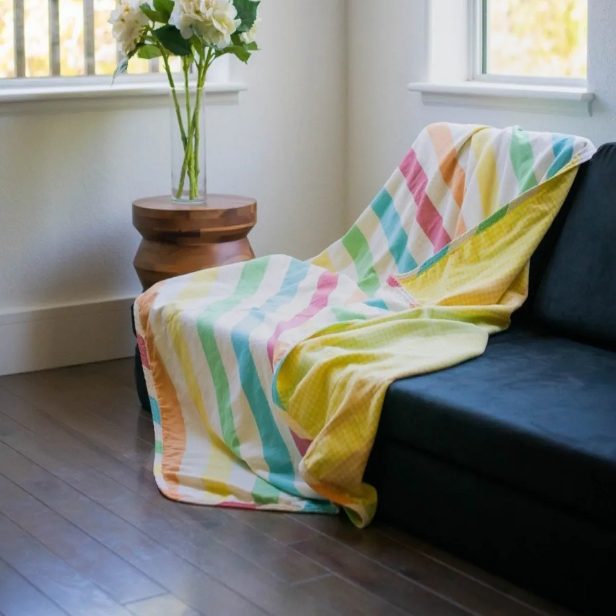 Lifetime Blanket (Toddler Blanket) - Relaxed Rainbow