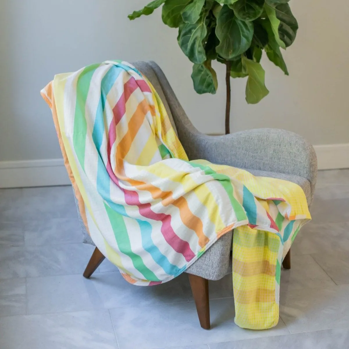 Lifetime Blanket (Toddler Blanket) - Relaxed Rainbow