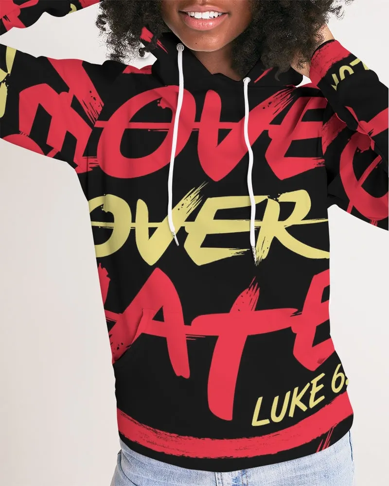 LOVE OVER HATE COLLECTION Women's Athleisure Hoodie