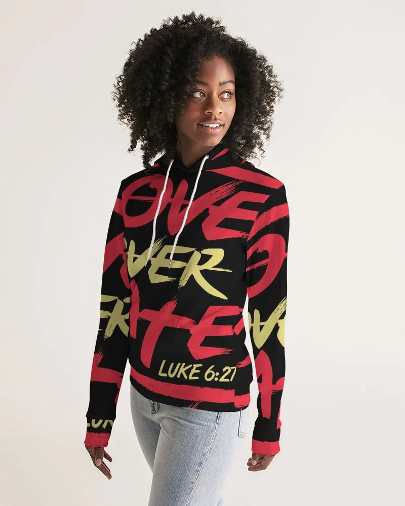 LOVE OVER HATE COLLECTION Women's Athleisure Hoodie
