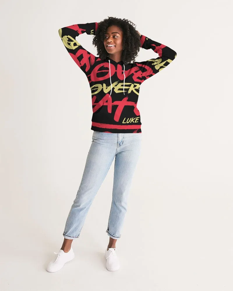 LOVE OVER HATE COLLECTION Women's Athleisure Hoodie