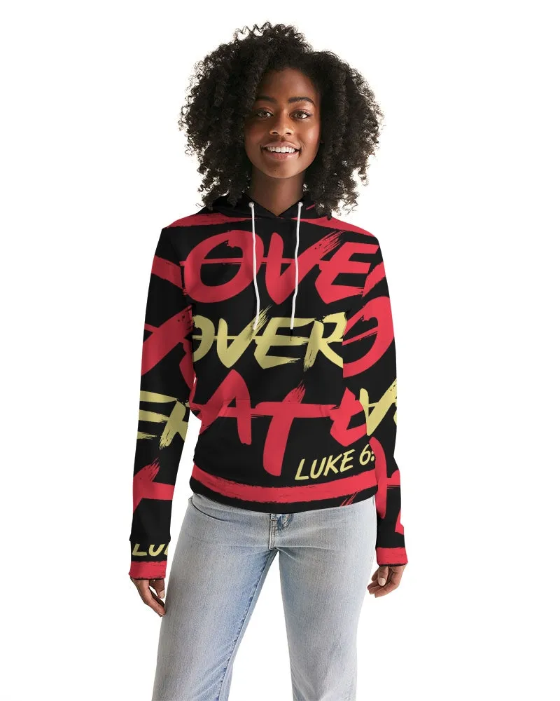 LOVE OVER HATE COLLECTION Women's Athleisure Hoodie