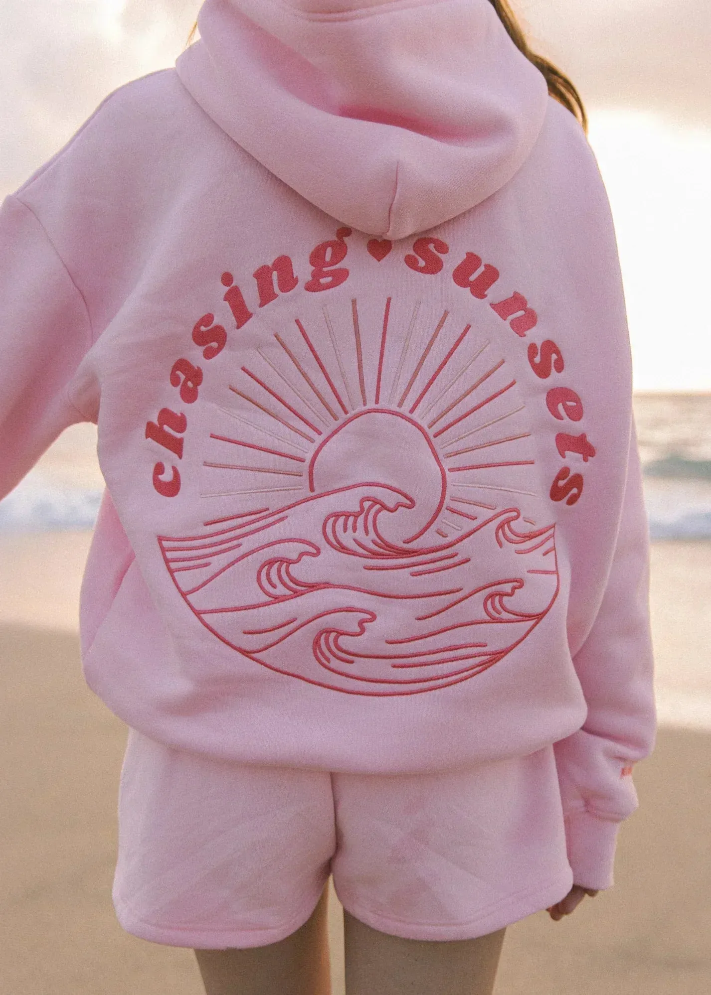 Lumi - Oversized Comfy Hoodie with Tropical Design