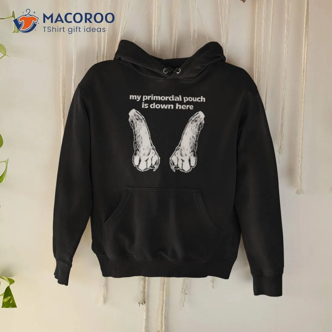 Mango Island My Primordial Pouch Is Down Here Shirt