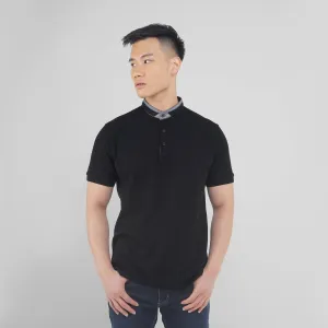 Marks Collarless Polo Shirt