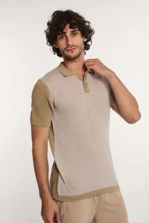 Men Polo Cotton Casual Green