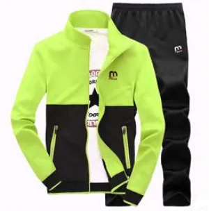 Men's 2 Peice Tracksuit-Coat and Pants Set