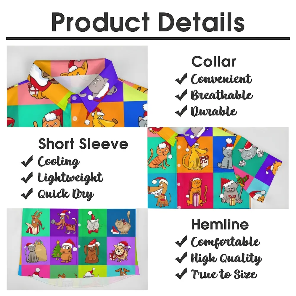 Men's Fashion Casual Cartoon Character Print Shirt 2411006963