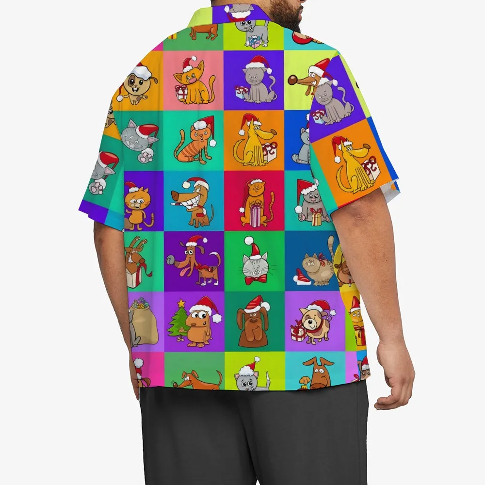 Men's Fashion Casual Cartoon Character Print Shirt 2411006963