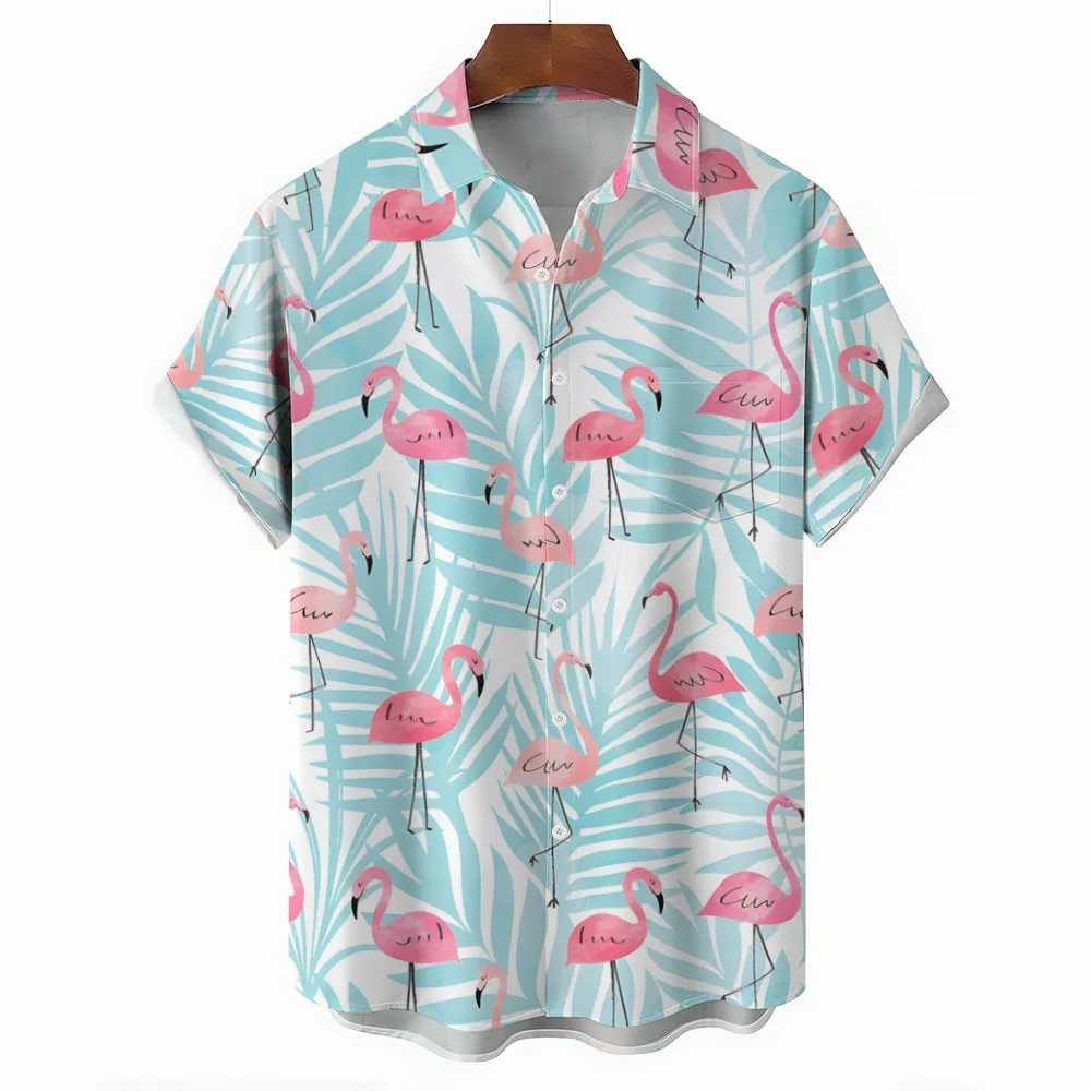 Men's Hawaiian Casual Short Sleeve Shirt 2404001607