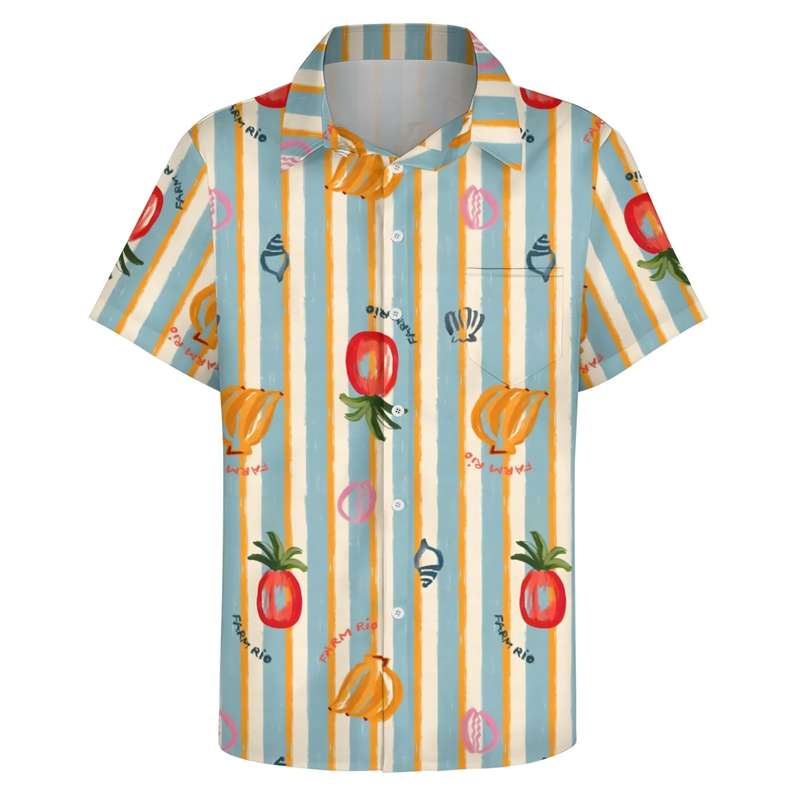 Men's Hawaiian Casual Short Sleeve Shirt 2404001628