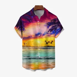 Men's Hawaiian Casual Short Sleeve Shirt 2407000199