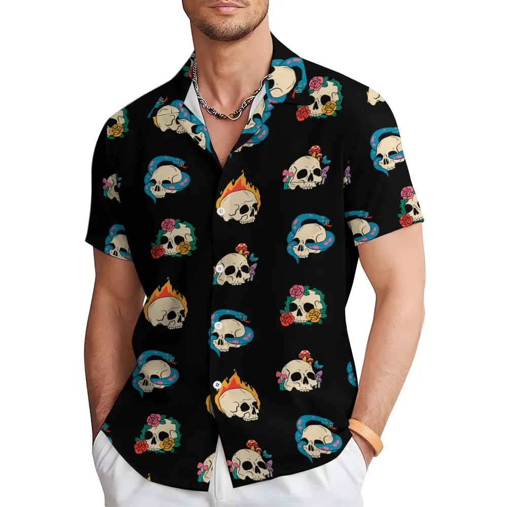 Men's Hawaiian Casual Short Sleeve Shirt 2409006837