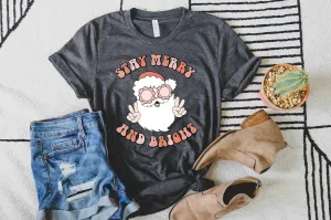 Merry and Bright Christmas Shirt | Unisex Crew
