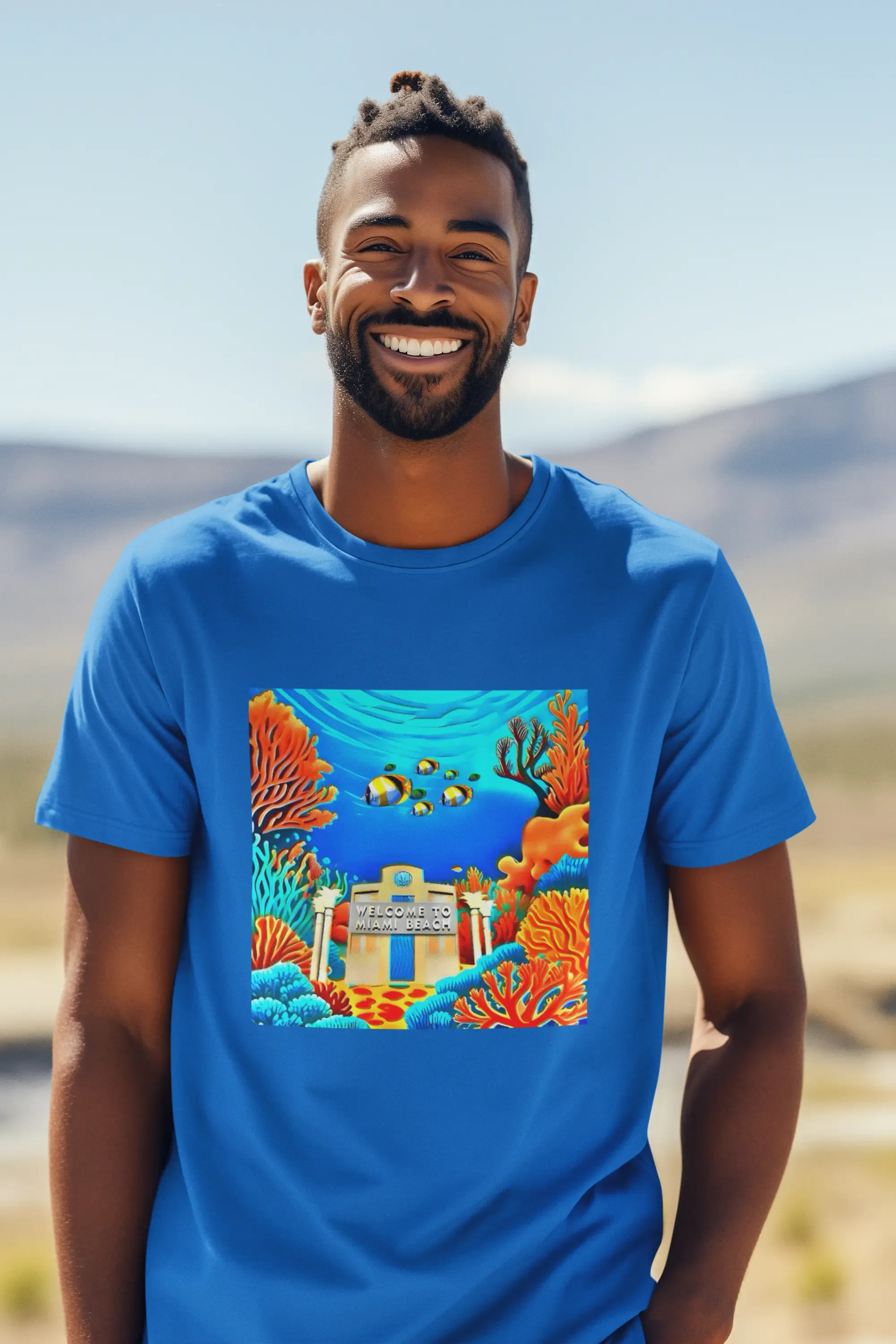 Miami Beach 2050 Short Sleeve Staple T-Shirt