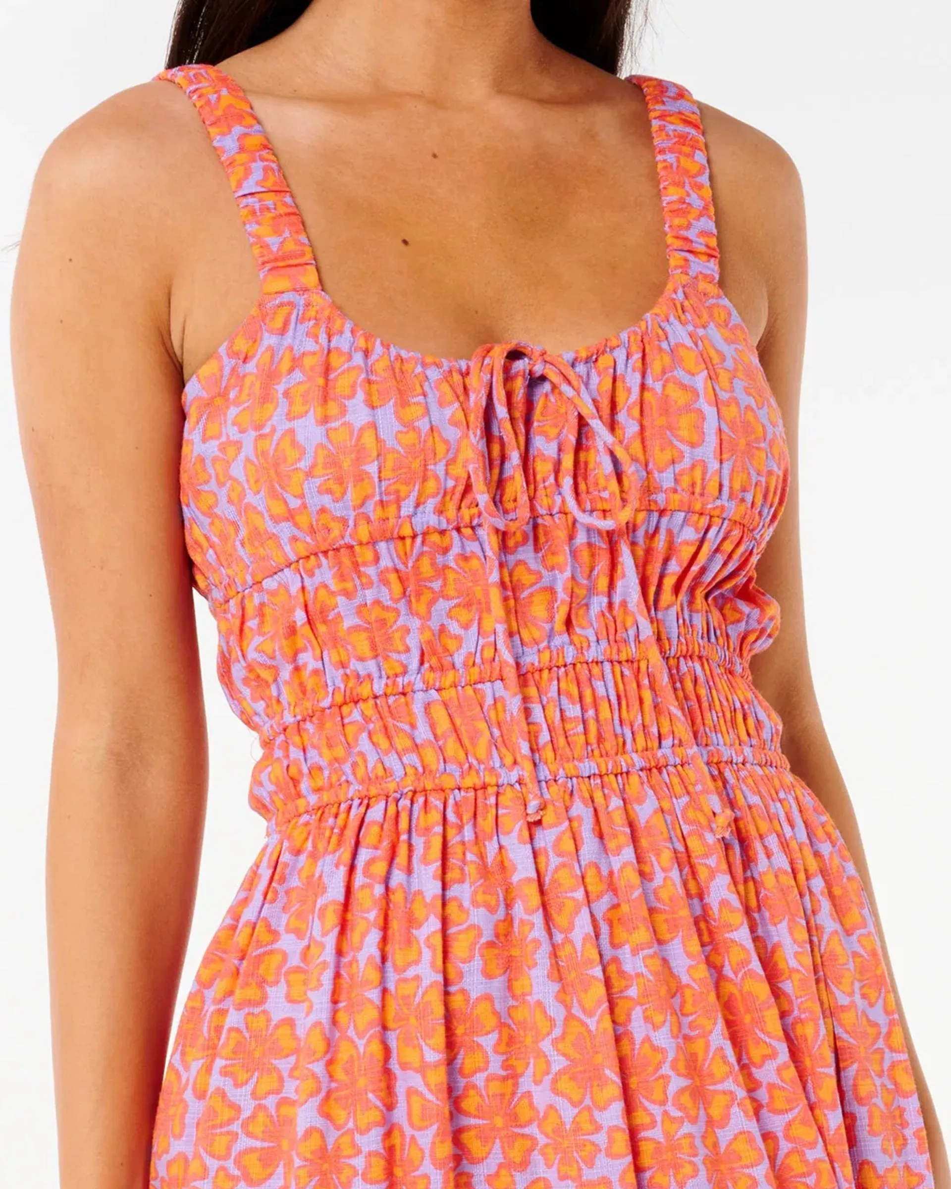 Neon Isles Maxi Dress - Pink