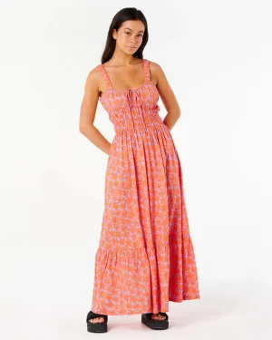 Neon Isles Maxi Dress - Pink