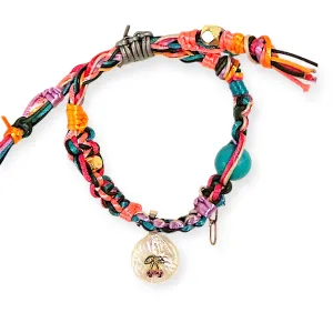 NEON TROPICAL CHERRY ROCKER CHARM BRACELET