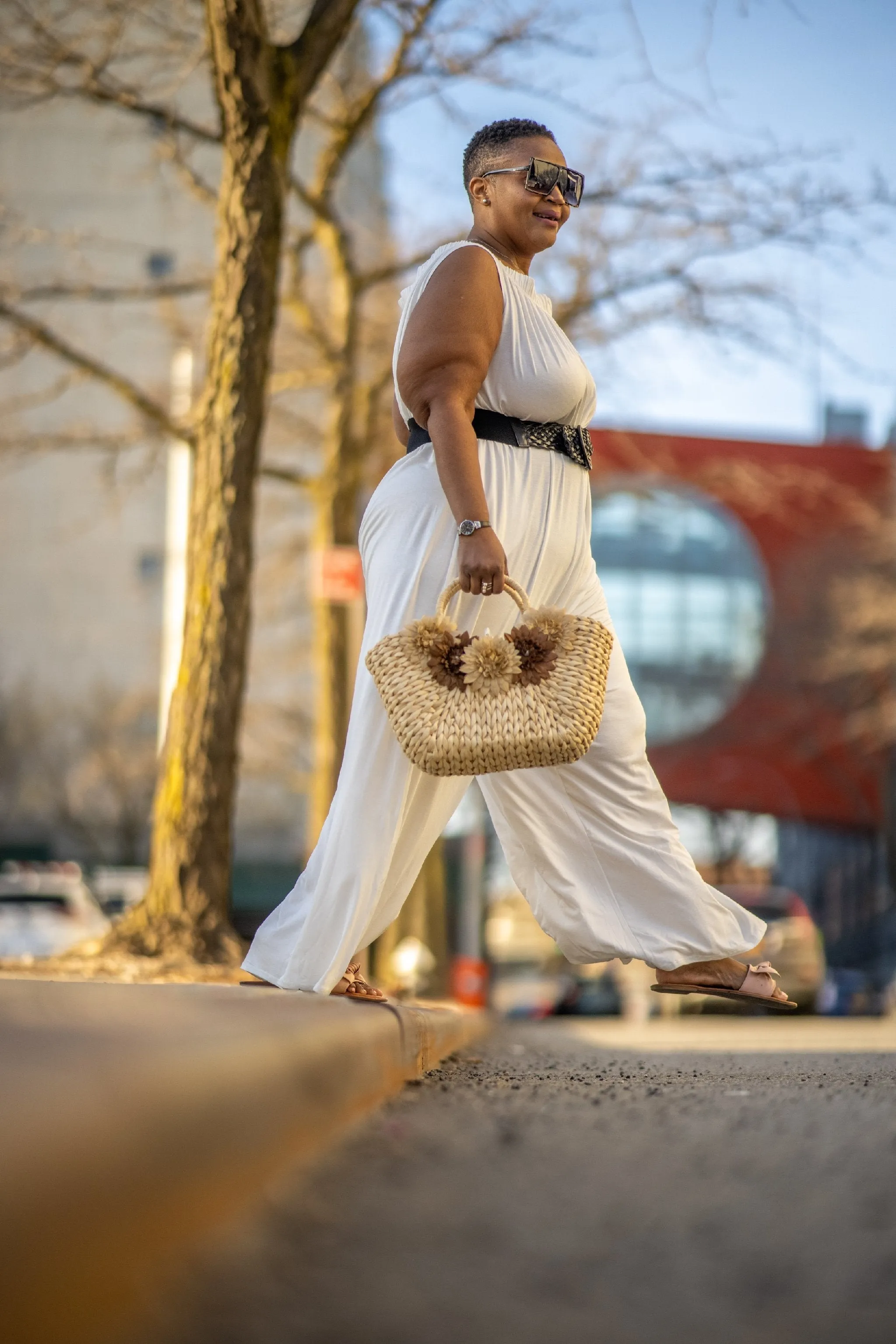 Off Shoulder Boho Jumpsuit