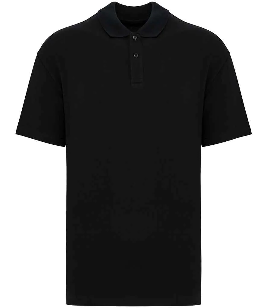 Organic Drop Shoulder Polo Shirt: Mens
