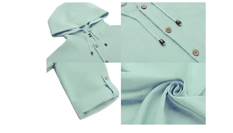 OYOZONE Men's Linen Casual Stylish Button Down Shirt Long Sleeve Shirts Light, L