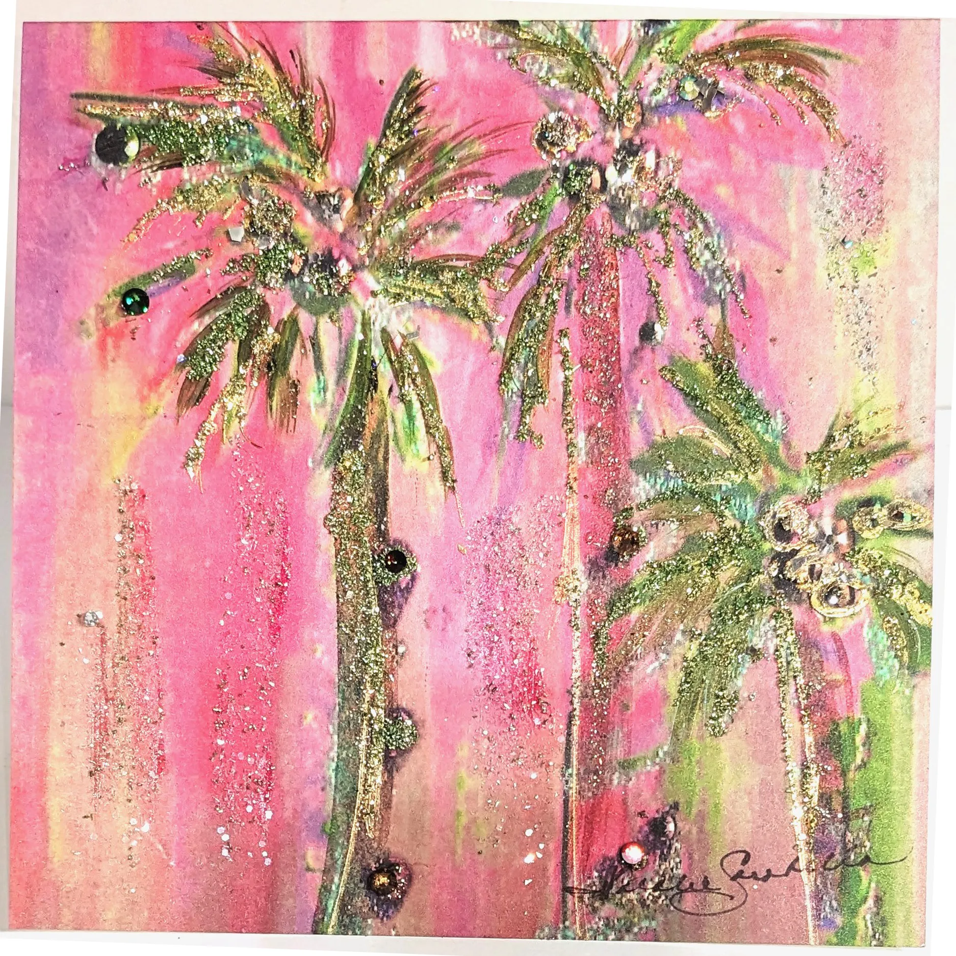 PALM TREES CARD