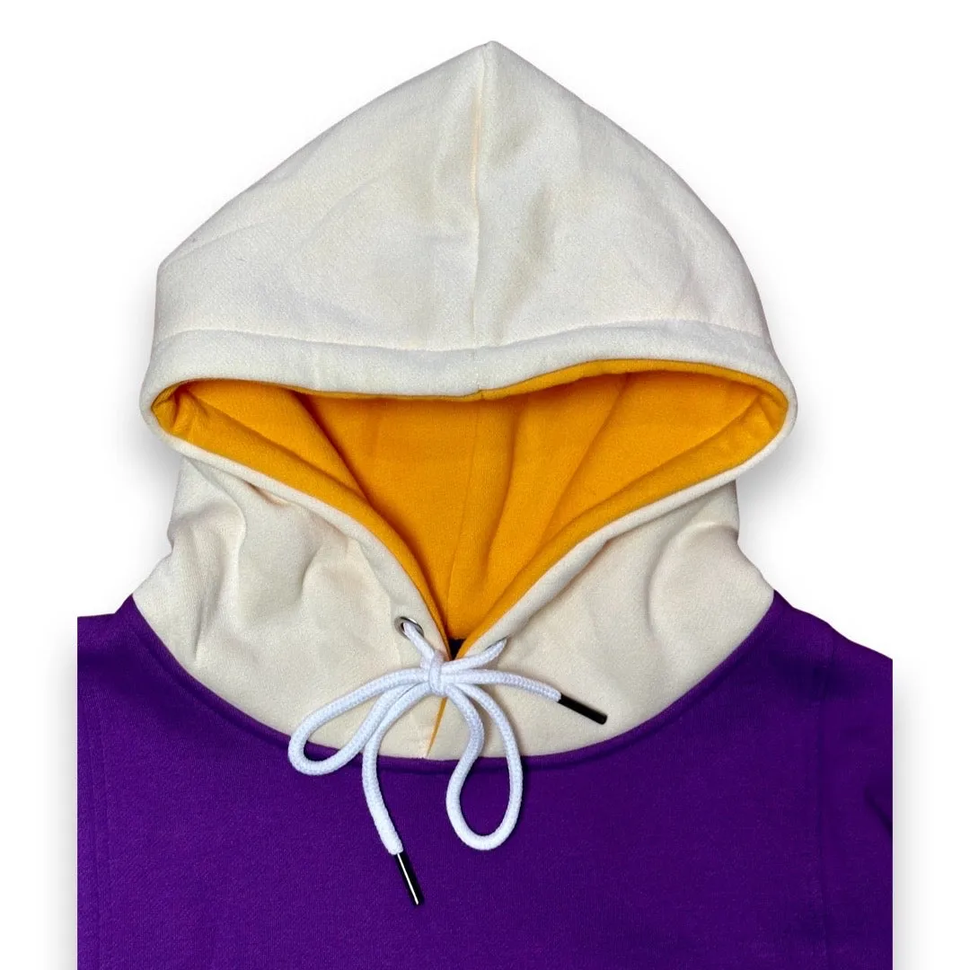 Paneled Hoodie - Purple Reign