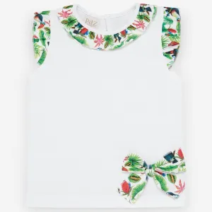 Paz Rodriguez Tropical Design Top