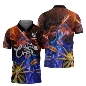 Personalized Name Crazy Darts 3D Printed Shirts